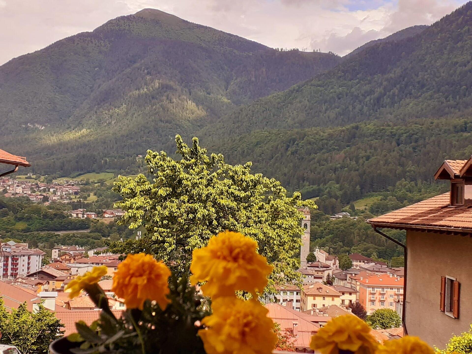 Panorama dal terrazzo di casa