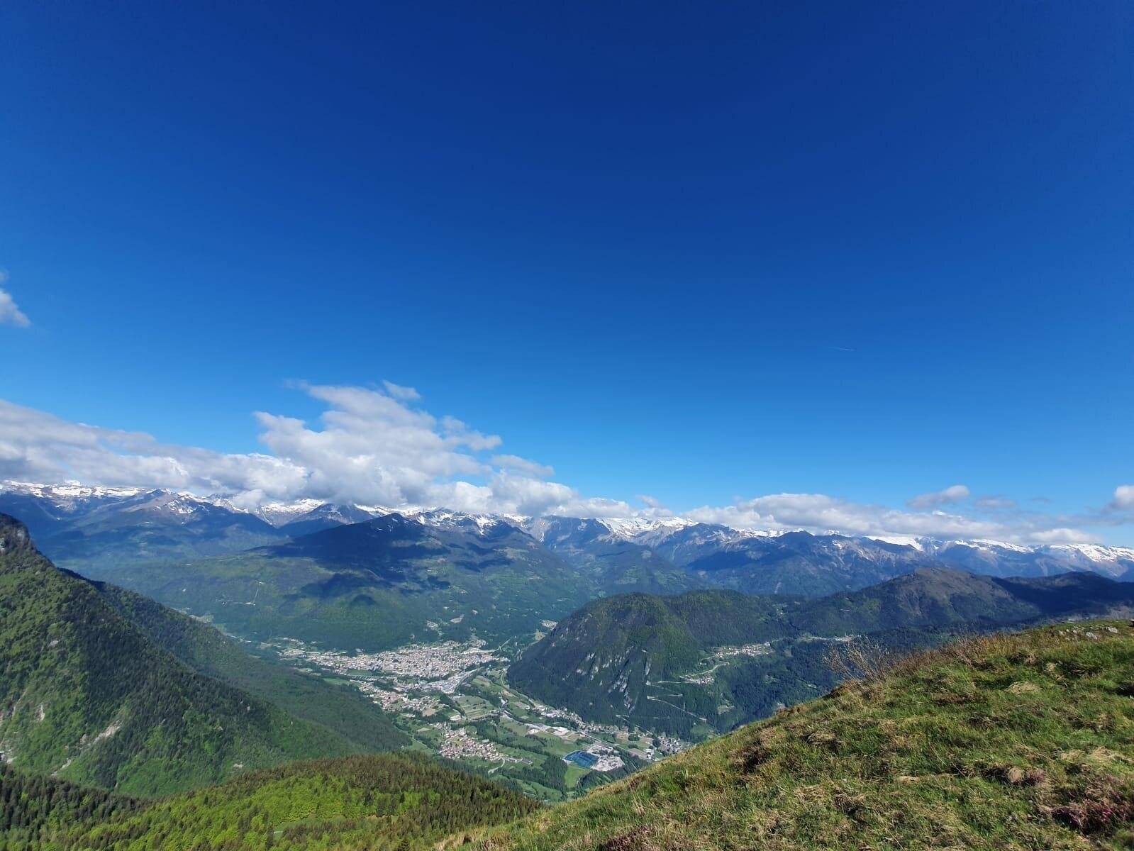 Tione visto dalla Cima Serra