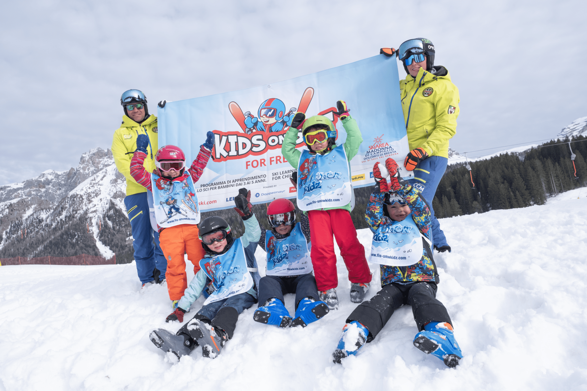 Kids On Ski